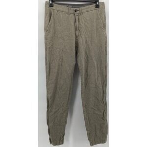 AVIREX Chino Pants men's Size 30 Trousers 55% Linen